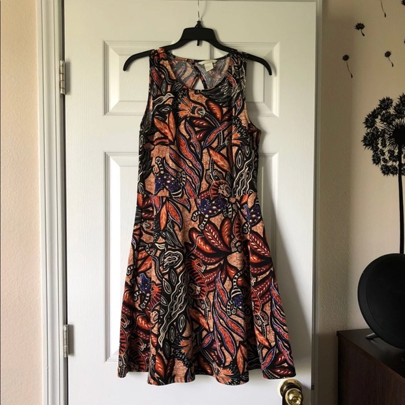SOLD - tribal print cutout dress! - Picture 1 of 6